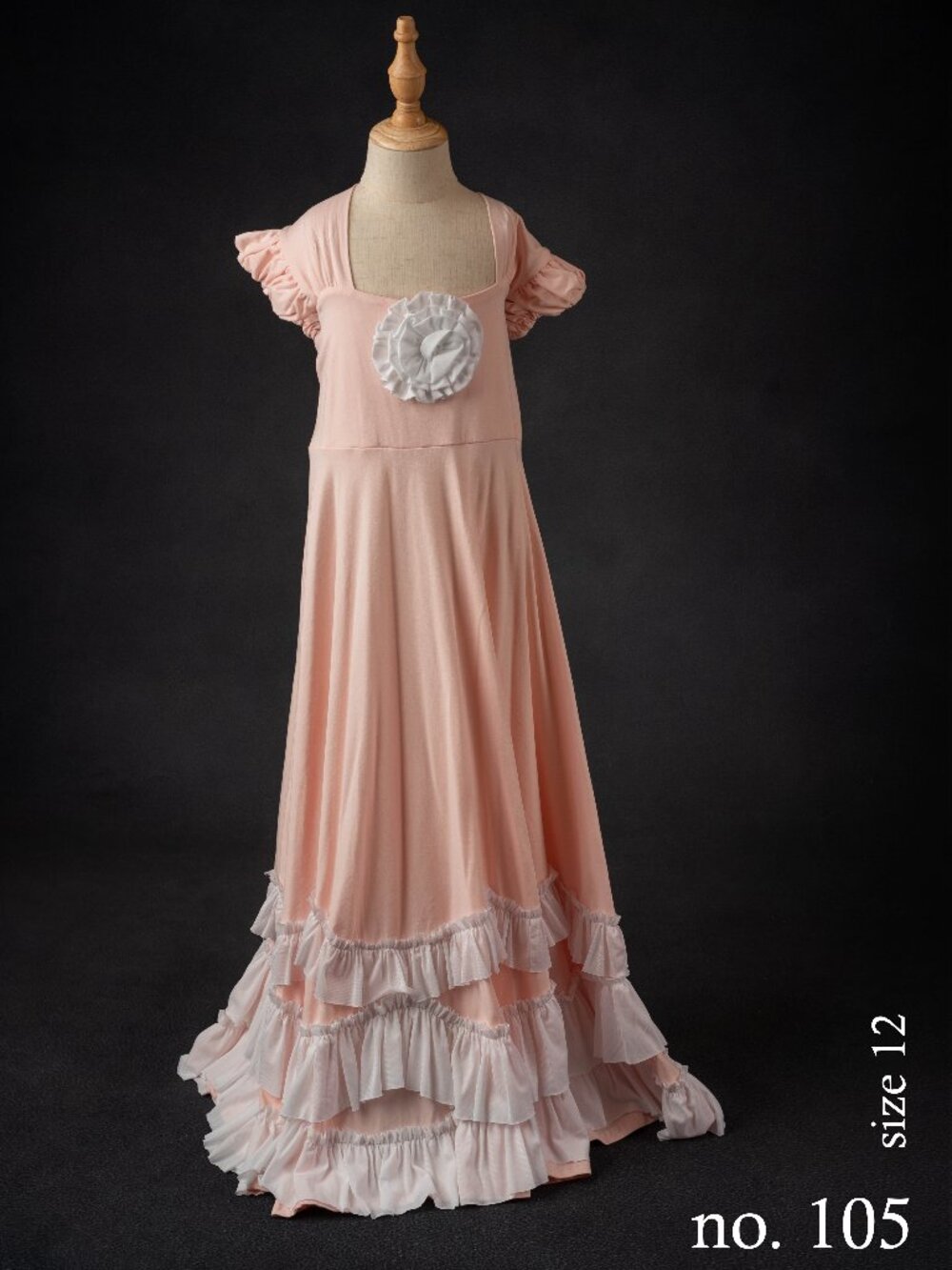 Trish Scully Dress, peach, size 12